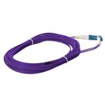 Picture of 5m LC to LC Purple OS2 Duplex OFNR (Riser-Rated) SMF Fiber Patch Cable