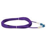 Picture of 5m LC to LC Purple OS2 Duplex OFNR (Riser-Rated) SMF Fiber Patch Cable