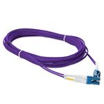 Picture of 5m LC to LC Purple OS2 Duplex OFNR (Riser-Rated) SMF Fiber Patch Cable