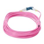 Picture of 5m LC to LC Pink OS2 Duplex OFNR (Riser-Rated) SMF Fiber Patch Cable