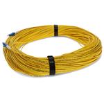 Picture of 65m LC to LC Yellow OS2 Simplex OFNR (Riser-Rated) SMF Fiber Patch Cable