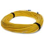 Picture of 65m LC to LC Yellow OS2 Simplex OFNR (Riser-Rated) SMF Fiber Patch Cable