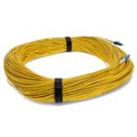 Picture of 65m LC to LC Yellow OS2 Simplex OFNR (Riser-Rated) SMF Fiber Patch Cable