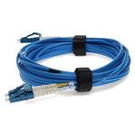 Picture of 6ft LC to LC Blue OS2 Duplex OFNR (Riser-Rated) SMF Fiber Patch Cable