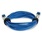 Picture of 6ft LC to LC Blue OS2 Duplex OFNR (Riser-Rated) SMF Fiber Patch Cable