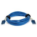 Picture of 6ft LC to LC Blue OS2 Duplex OFNR (Riser-Rated) SMF Fiber Patch Cable