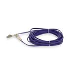 Picture of 6m LC to LC Purple OM4 Duplex OFNP (Plenum-Rated) TAA Fiber Patch Cable