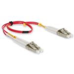 Picture of 6m LC to LC Red OM4 Duplex OFNP (Plenum-Rated) Fiber Patch Cable