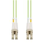 Picture of 6m LC to LC Lime Green OM5 Duplex OFNP (Plenum-Rated) Fiber Patch Cable