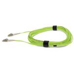 Picture of 6m LC to LC Lime Green OM5 Duplex OFNR (Riser-Rated) Fiber Patch Cable