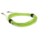 Picture of 6m LC to LC Lime Green OM5 Duplex OFNR (Riser-Rated) Fiber Patch Cable
