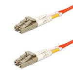 Picture of 70m LC to LC Orange OM2 Duplex OFNP (Plenum-Rated) Fiber Patch Cable