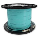 Picture of 75m LC to LC Aqua OM4 Duplex OFNR (Riser-Rated) Fiber Patch Cable