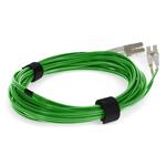Picture of 7m LC to LC Green OM4 Duplex OFNR (Riser-Rated) TAA Fiber Patch Cable