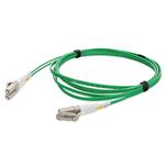 Picture of 7m LC to LC Green OM1 Duplex OFNR (Riser-Rated) MMF Fiber Patch Cable