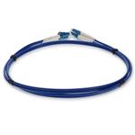 Picture of 7m LC to LC Blue OS2 Duplex Armored OFNR (Riser-Rated) SMF Fiber Patch Cable