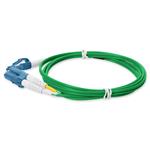 Picture of 7m LC to LC Green OS2 Duplex OFNP (Plenum-Rated) TAA SMF Fiber Patch Cable