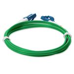 Picture of 7m LC to LC Green OS2 Duplex OFNP (Plenum-Rated) TAA SMF Fiber Patch Cable