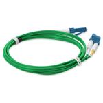 Picture of 7m LC to LC Green OS2 Duplex OFNP (Plenum-Rated) TAA SMF Fiber Patch Cable