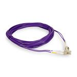 Picture of 9m LC to LC Purple OM4 Duplex OFNR (Riser-Rated) Fiber Patch Cable