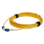 Picture of 0.75m LC to LC Yellow OS2 Duplex OFNR (Riser-Rated) SMF Fiber Patch Cable