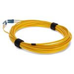 Picture of 0.75m LC to LC Yellow OS2 Duplex OFNR (Riser-Rated) SMF Fiber Patch Cable