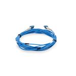 Picture of 10ft LC to LC Blue OS2 Duplex Microboot, Snagless OFNR (Riser-Rated) SMF Fiber Patch Cable with 1.6mm OD Jacket