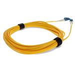 Picture of 13m LC to LC Yellow OS2 Duplex Microboot, Snagless OFNR (Riser-Rated) SMF Fiber Patch Cable