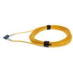 Picture of 35m LC to LC Yellow OS2 Duplex Microboot, Snagless OFNR (Riser-Rated) SMF Fiber Patch Cable