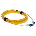 Picture of 7m LC to LC Yellow OS2 Duplex Microboot, Snagless OFNR (Riser-Rated) SMF Fiber Patch Cable