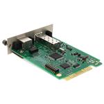 Picture of 10/100Base-TX(RJ-45) with Open SFP Slot Media Converter Card for our rack system