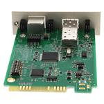 Picture of 10/100Base-TX(RJ-45) with Open SFP Slot Media Converter Card for our rack system