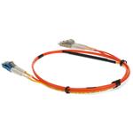Picture of 5m LC (Male) Orange OM2 to LC (Male) Yellow OS2 Duplex OFNR Mode Conditioning Cable
