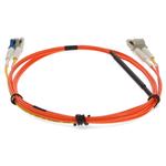 Picture of 5m LC (Male) Orange OM2 to LC (Male) Yellow OS2 Duplex OFNR Mode Conditioning Cable