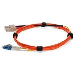Picture of 2m SC (Male) Orange OM1 to LC (Male) Yellow OS2 Duplex OFNR Mode Conditioning Cable