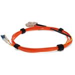 Picture of 3m SC (Male) Orange OM1 to LC (Male) Yellow OS2 Duplex OFNR Mode Conditioning Cable
