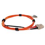 Picture of 3m SC (Male) Orange OM1 to LC (Male) Yellow OS2 Duplex OFNR Mode Conditioning Cable
