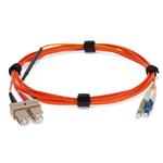 Picture of 3m SC (Male) Orange OM1 to LC (Male) Yellow OS2 Duplex OFNR Mode Conditioning Cable