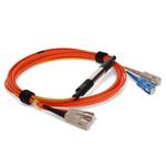 Picture of 5m SC (Male) Orange OM1 to SC (Male) Yellow OS2 Duplex OFNR Mode Conditioning Cable