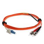 Picture of 5m ST (Male) Orange OM1 to LC (Male) Yellow OS2 Duplex OFNR Mode Conditioning Cable