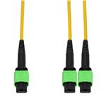 Picture of 15m MPO/APC to 2xMPO/APC Yellow OS2 LSZH 8-Strand SMF Fiber Patch Cable