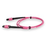 Picture of 10m MPO/UPC to MPO/UPC Magenta OM4 OFNP (Plenum-Rated) 12-Strand TAA Fiber Patch Cable