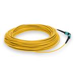 Picture of 15m MPO/UPC to MPO/UPC Yellow OM4 OFNR (Riser-Rated) 12-Strand Fiber Patch Cable