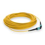 Picture of 15m MPO/UPC to MPO/UPC Yellow OM4 OFNR (Riser-Rated) 12-Strand Fiber Patch Cable