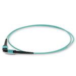 Picture of 3m MPO/UPC to MPO/UPC Aqua OM3 OFNR (Riser-Rated) 12-Strand Fiber Patch Cable
