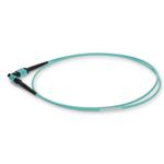 Picture of 3m MPO/UPC to MPO/UPC Aqua OM3 OFNR (Riser-Rated) 12-Strand Fiber Patch Cable