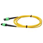 Picture of 3m MPO/APC to MPO/APC Yellow OS2 OFNR (Riser-Rated) 12-Strand SMF Fiber Patch Cable