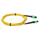 Picture of 3m MPO/APC to MPO/APC Yellow OS2 OFNR (Riser-Rated) 12-Strand SMF Fiber Patch Cable
