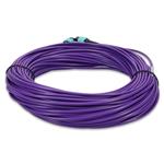 Picture of 40m MPO/UPC to MPO/UPC Purple OM4 OFNR (Riser-Rated) 12-Strand Fiber Patch Cable
