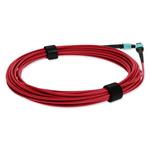 Picture of 4m MPO/UPC to MPO/UPC Red OM4 OFNP (Plenum-Rated) 12-Strand TAA Fiber Patch Cable